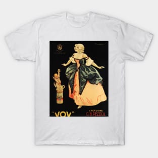 VOV 1900 Pezziol Padova Vintage Italian Liquor Alcohol Advertisement by Giuseppe Cappadonia T-Shirt